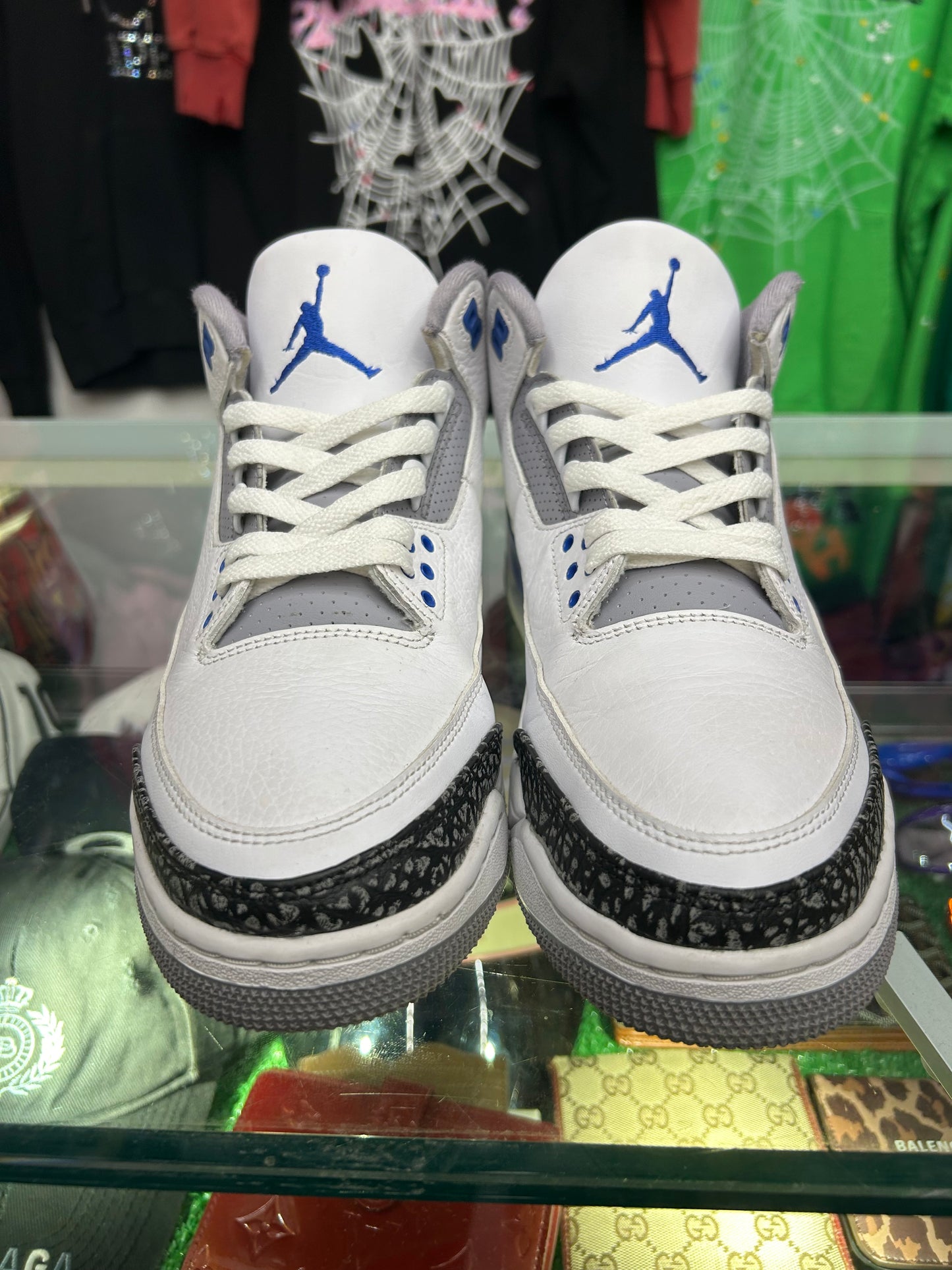 JORDAN 3 RACER BLUE (PRE-OWNED W/ BOX)