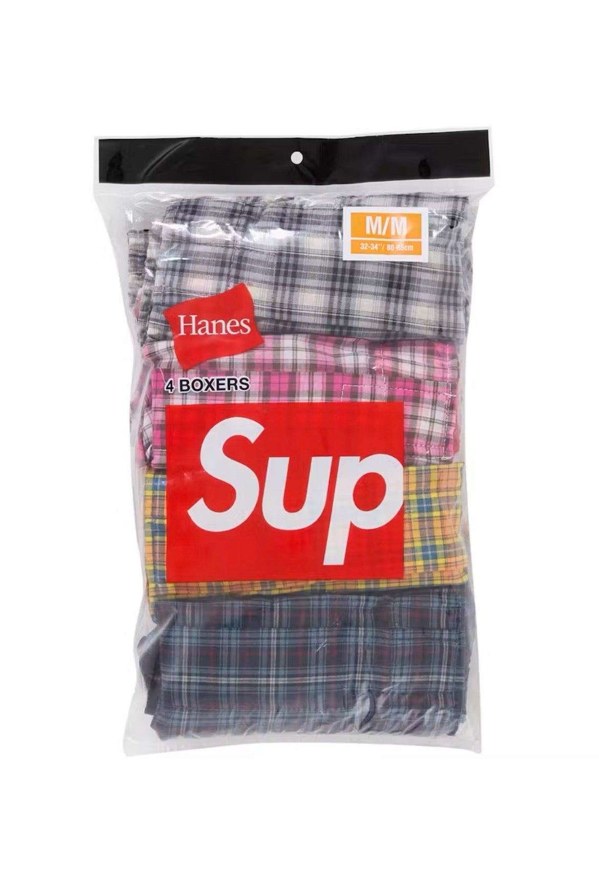 SUPREME HANES PLAID BOXERS (BRAND NEW)