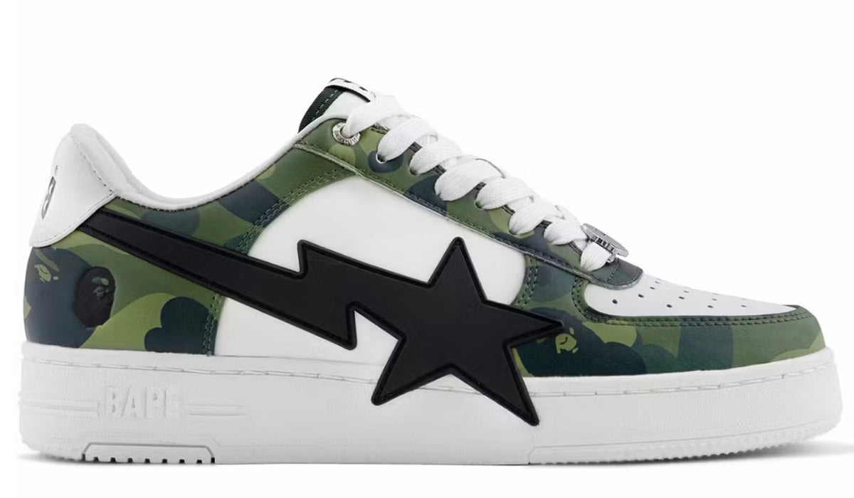 BAPESTA LOW COLOR CAMO GREEN
