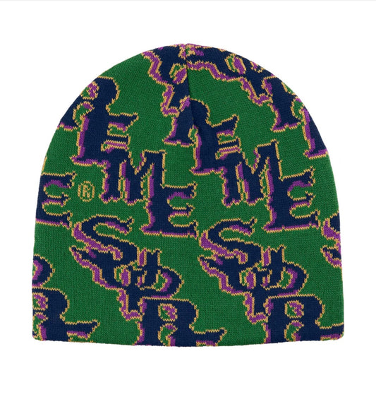 SUPREME SLANTED GOTHIC OUTLINE BEANIE (BRAND NEW)