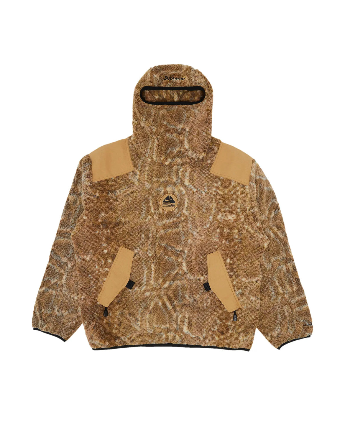 SUPREME X NIKE ACG FLEECE PULLOVER “GOLD SNAKESKIN” (PRE-OWNED)