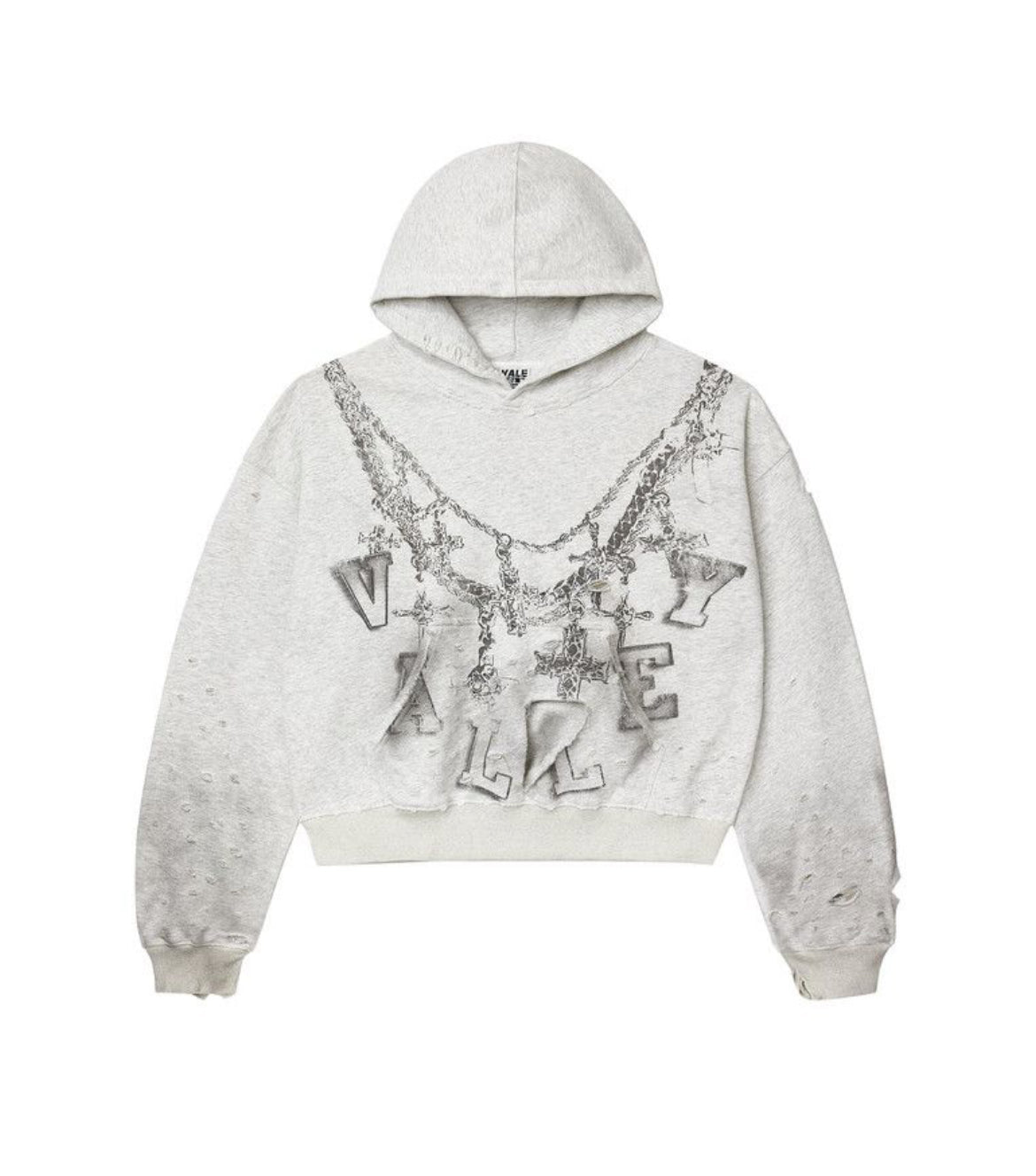 VALE FOREVER BIG CHAIN HOODIE DIRTY HEATHER (BRAND NEW)