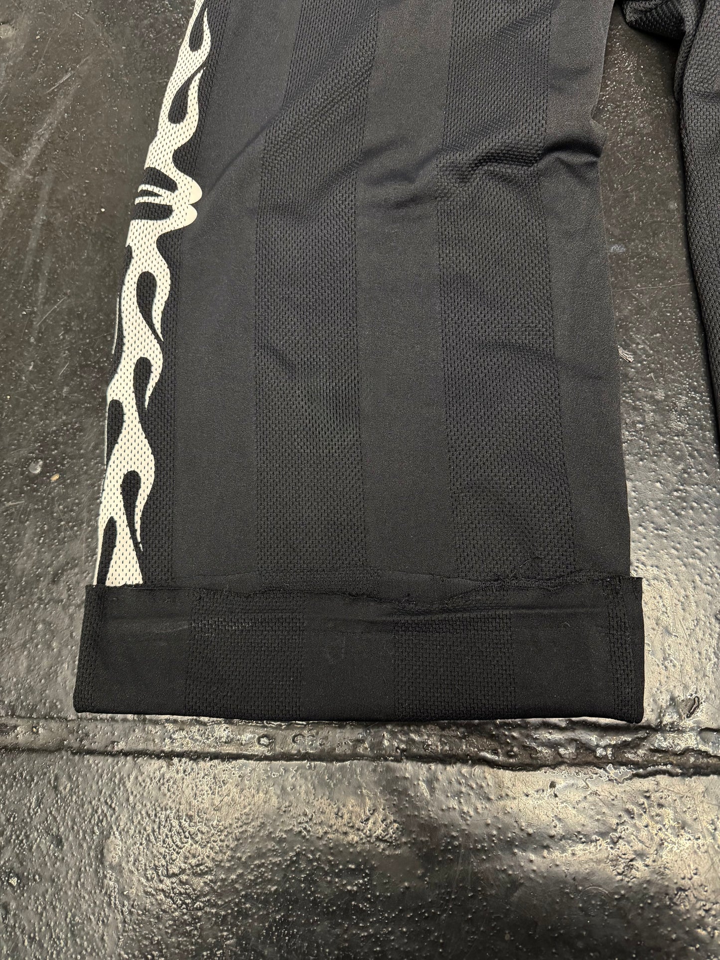 BALENCIAGA UNITY FLAME LOGO MESH SWEATS (PRE-OWNED)