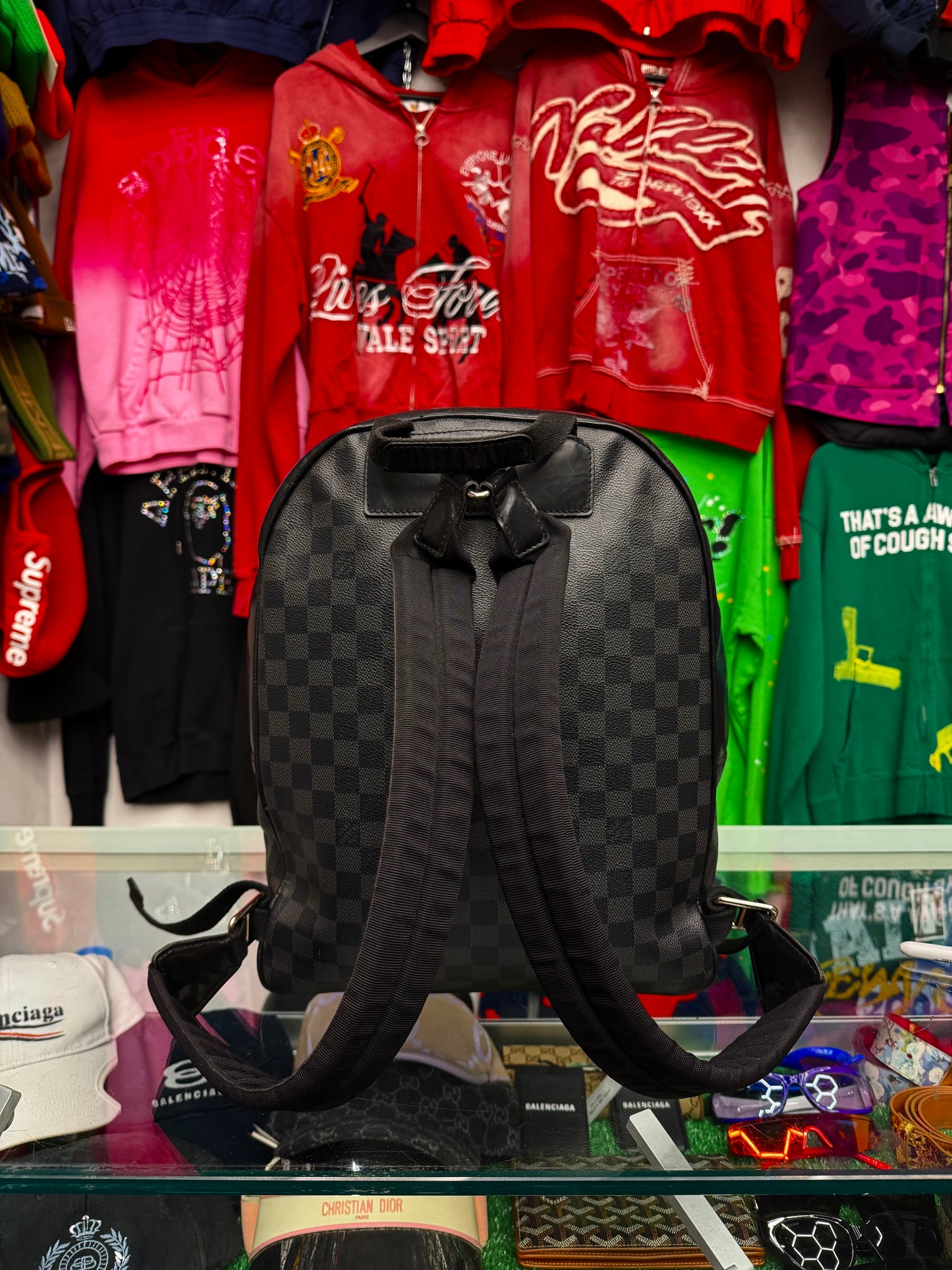 LOUIS VUITTON LV JOSH DAMIER BACKPACK (PRE-OWNED)