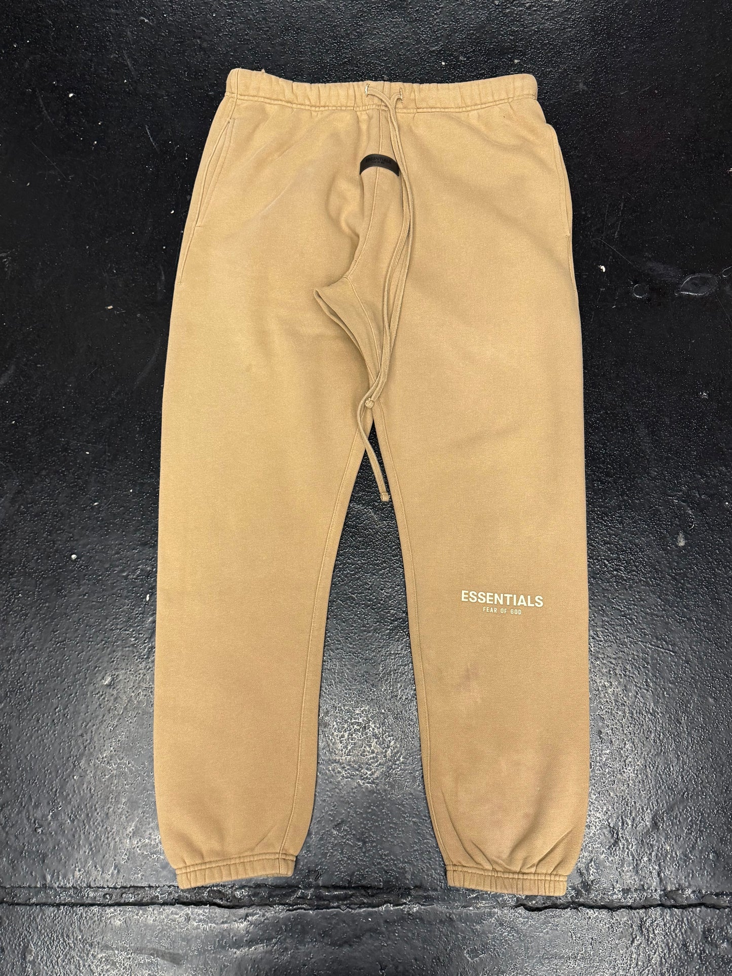 FEAR OF GOD ESSENTIALS OAK SWEATPANTS (PRE-OWNED)
