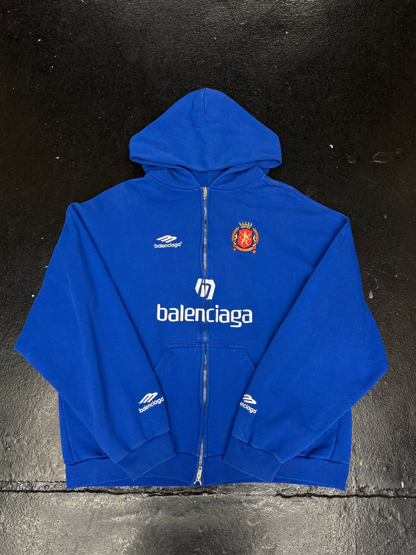 BALENCIAGA SOCCER ZIP UP     (PRE-OWNED)