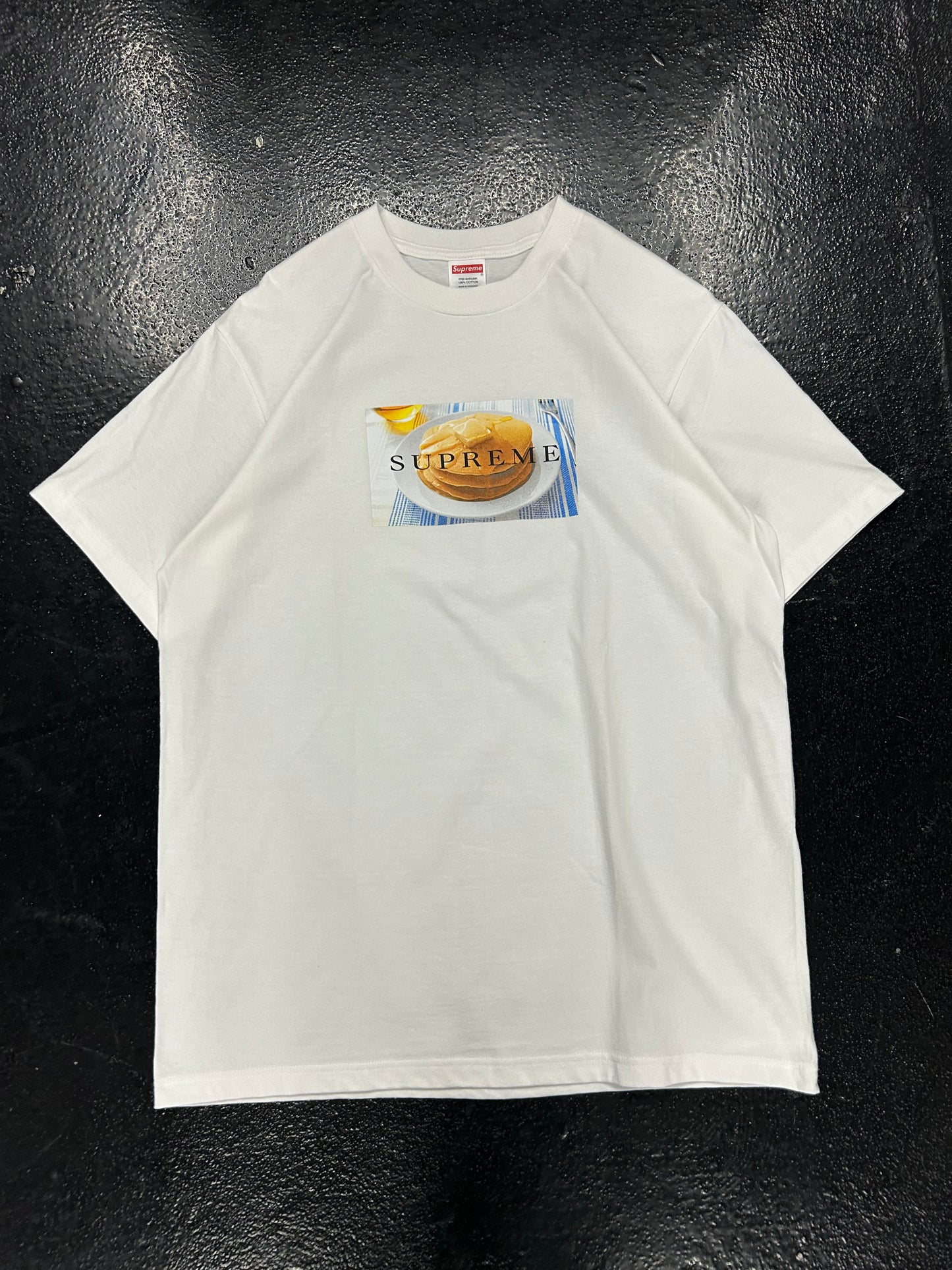 SUPREME PANCAKE WHITE TEE (BRAND NEW)