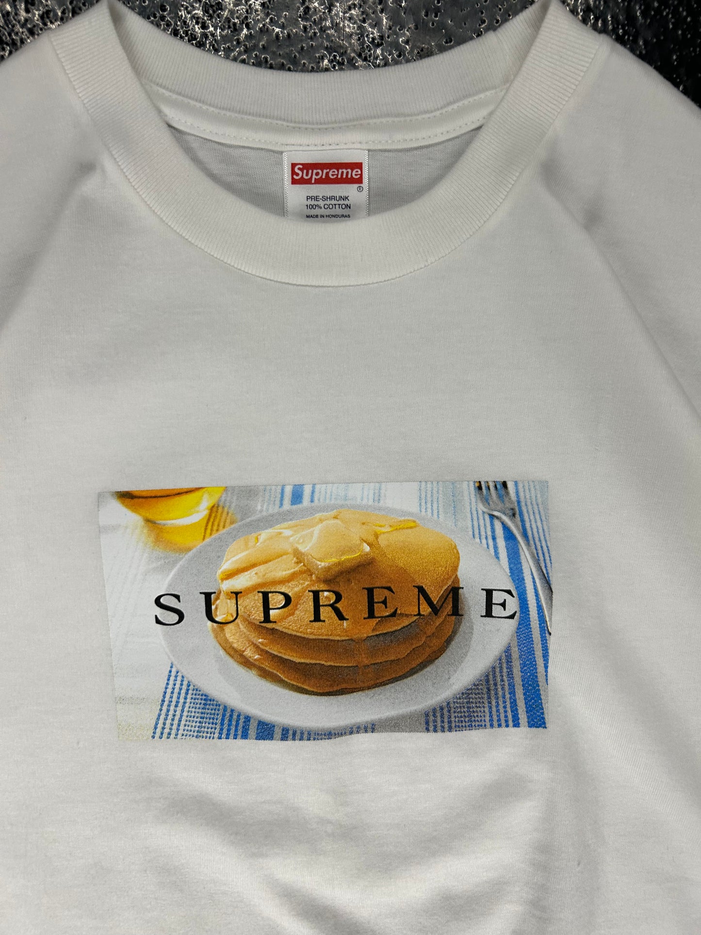 SUPREME PANCAKE WHITE TEE (BRAND NEW)