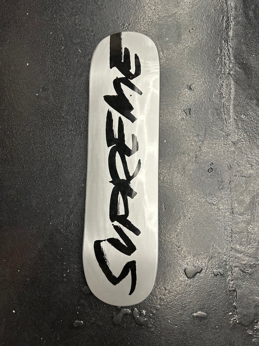 SUPREME SILVER SCRIPT SKATE DECK (BRAND NEW)