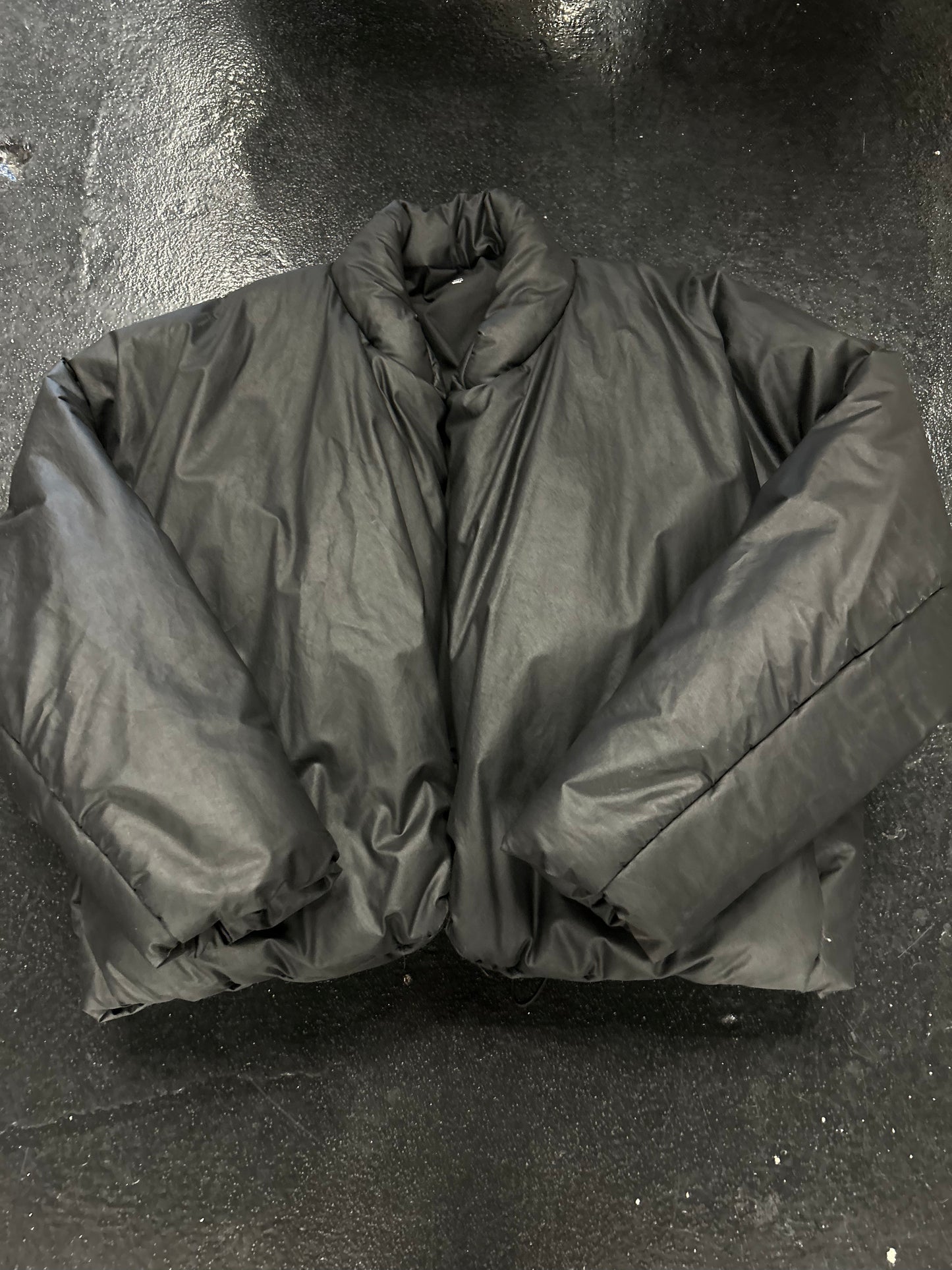 YEEZY X GAP BALENCIAGA ENGINEERED PUFFER JACKET ANORAK BLACK (PRE OWNED)