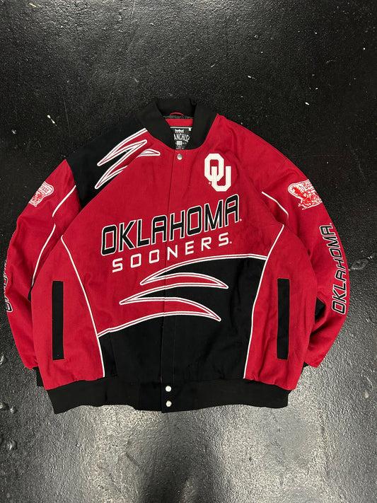 NASCAR OKLAHOMA SOONERS JACKET (PRE-OWNED)