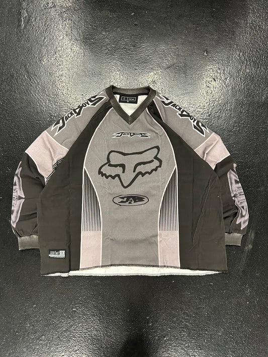 CACTUS JACK X FOX TRAVIS SCOTT GREY RACING MOTO JERSEY (BRAND NEW)