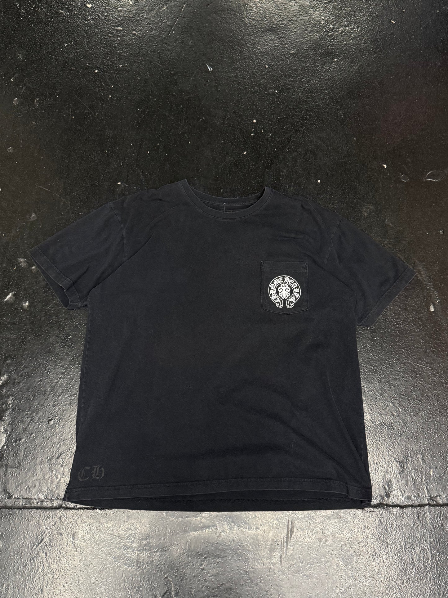 CHROME HEARTS AMERICAN FLAG DAGGER TEE (PRE-OWNED)