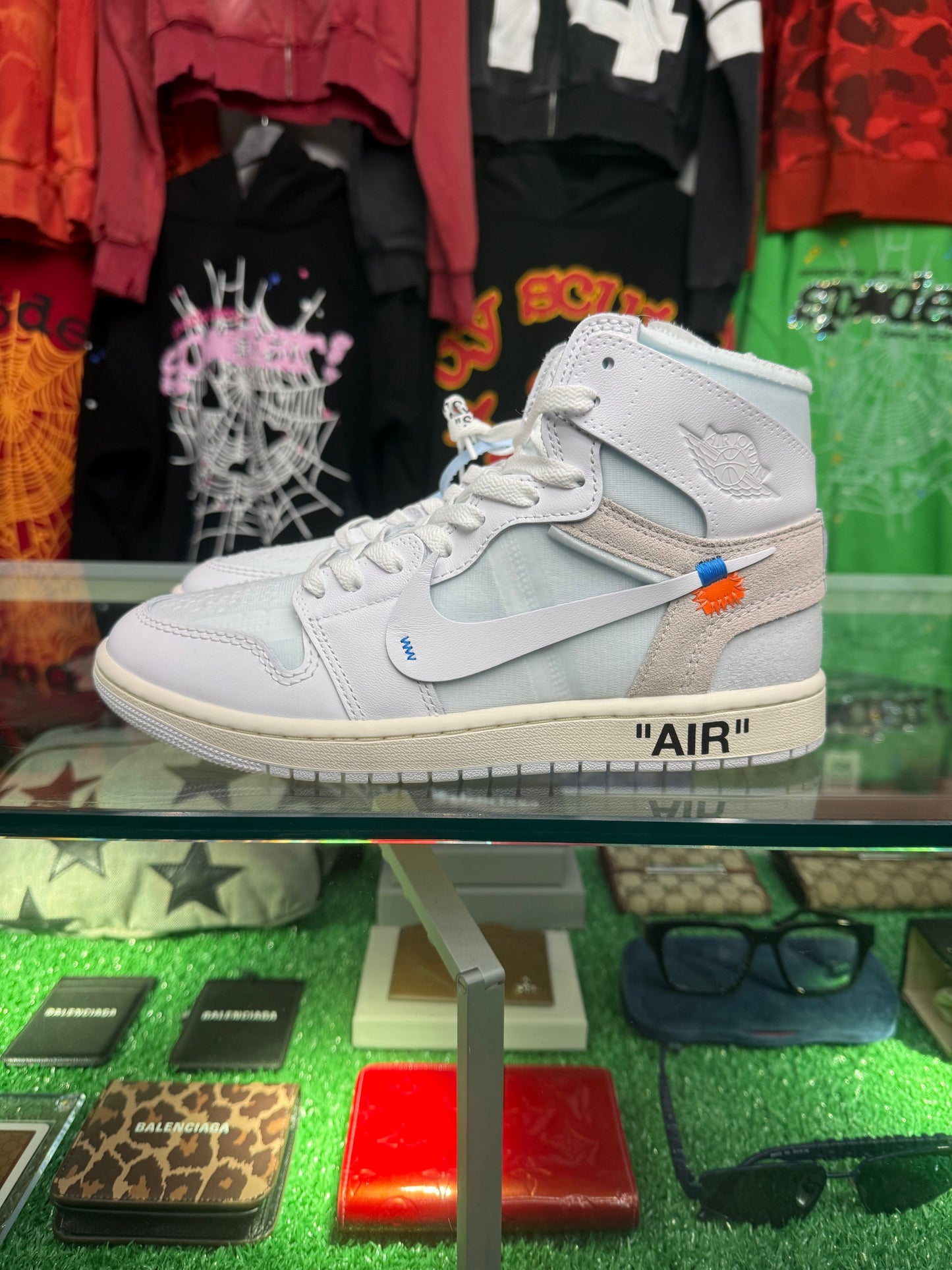 JORDAN 1 RETRO HIGH VIRGIL ABLOH ARCHIVE ALASKA (VNDS W/ BOX)