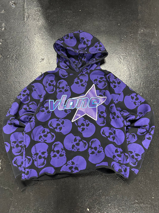 VLONE PURPLE SKULL HOODIE (PRE-OWNED)