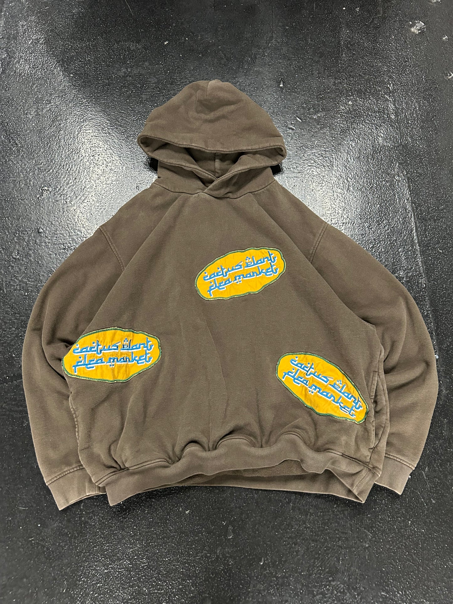 CACTUS PLANT FLEA MARKET CPFM BROWN HOODIE (PRE OWNED)