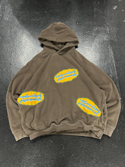 CACTUS PLANT FLEA MARKET CPFM BROWN HOODIE (PRE OWNED)