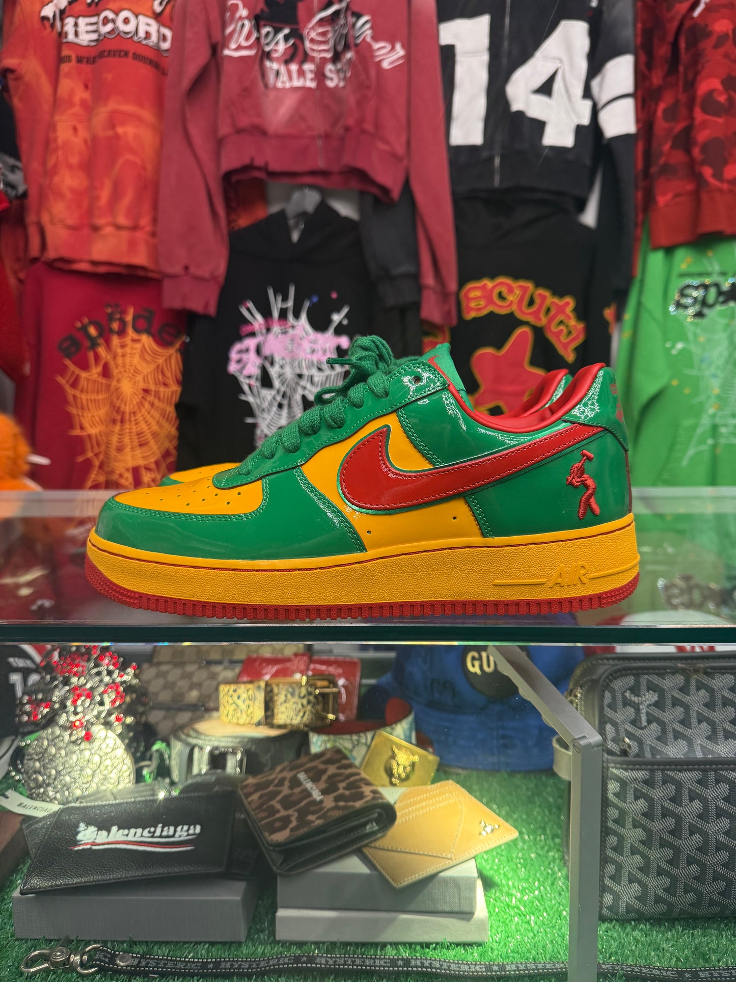 AIR FORCE 1 LIL YACHTY LOW CONCRETE BOYS (PRE-OWNED W/ BOX)
