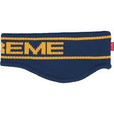 SUPREME BLUE CONTRAST LOGO HEADBAND (BRAND NEW)
