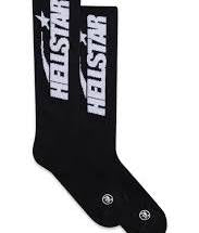 HELLSTAR BLACK SOCKS PACK OF 2  (BRAND NEW)