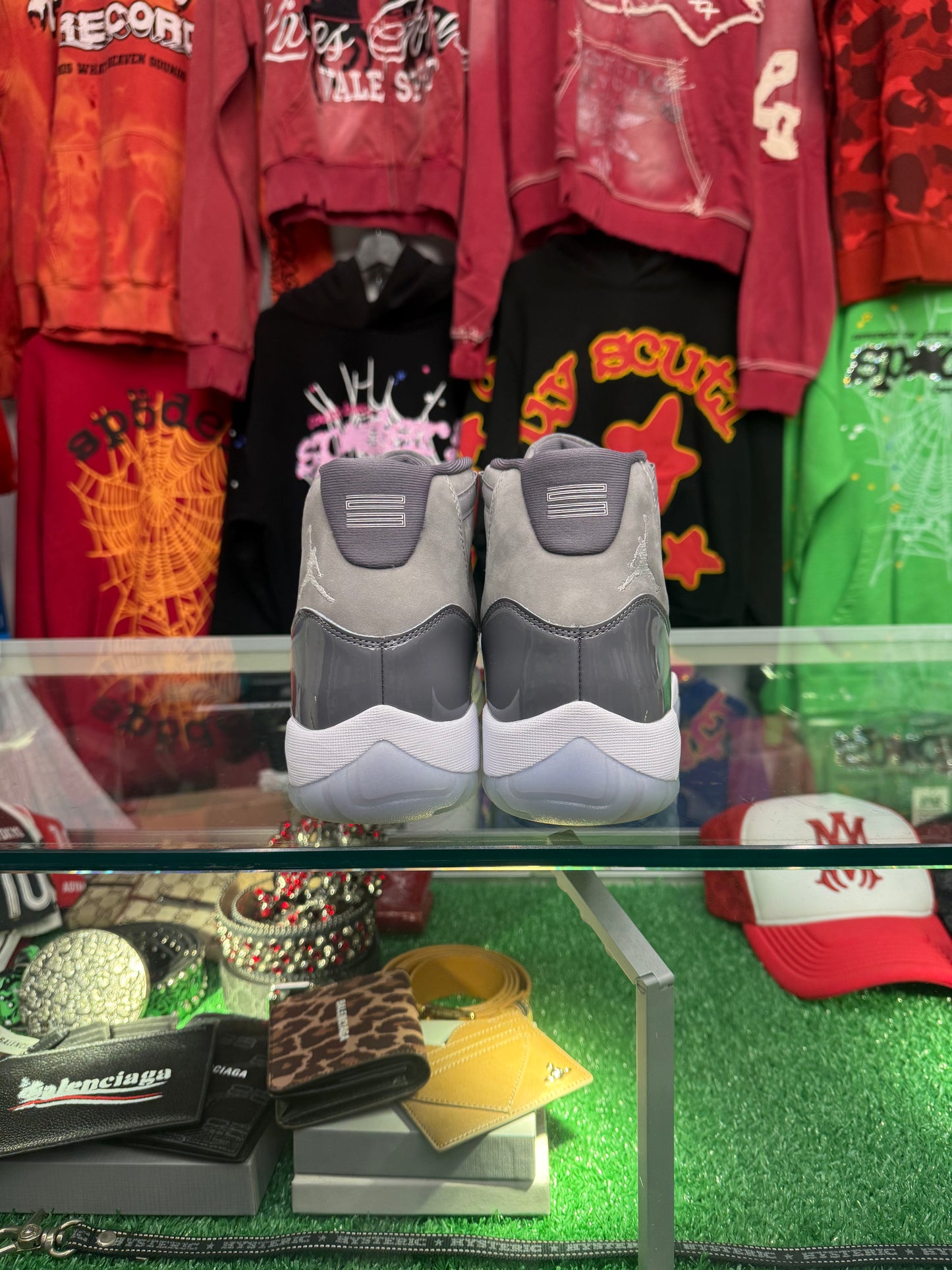 JORDAN 11 COOL GREY (PRE-OWNED W/ BOX)