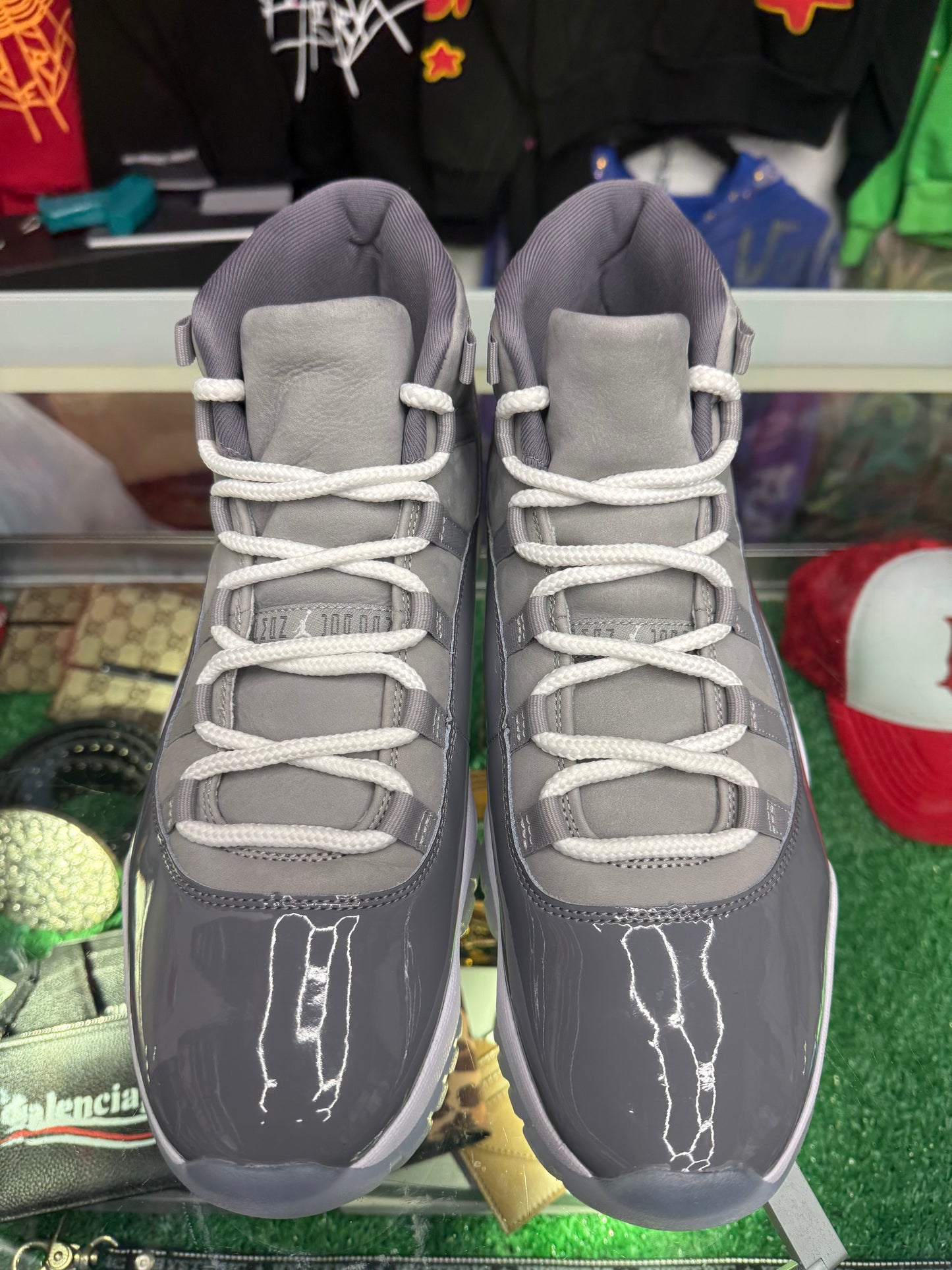 JORDAN 11 COOL GREY (PRE-OWNED W/ BOX)