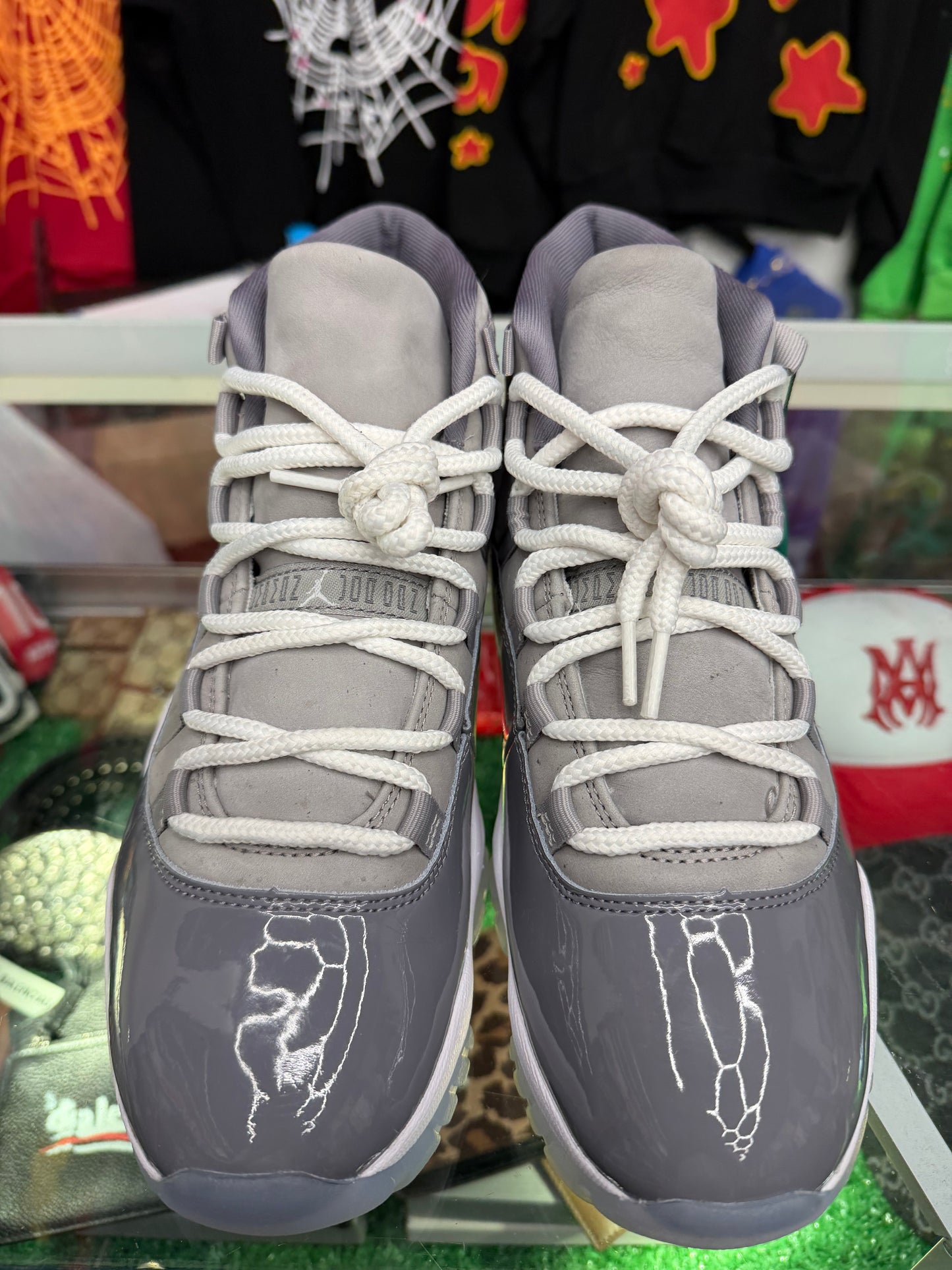 JORDAN 11 COOL GREY (PRE-OWNED W/ BOX)