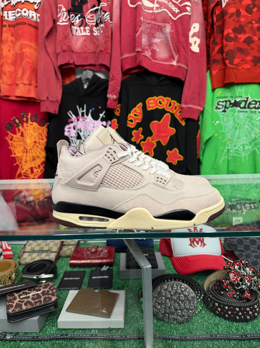 JORDAN 4 A MA MANIERE FOSSIL STONE (PRE-OWNED W/ BOX)