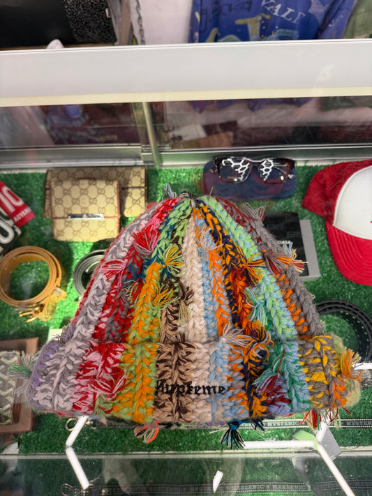SUPREME HAND TIED BEANIE (PRE-OWNED W/ BOX)