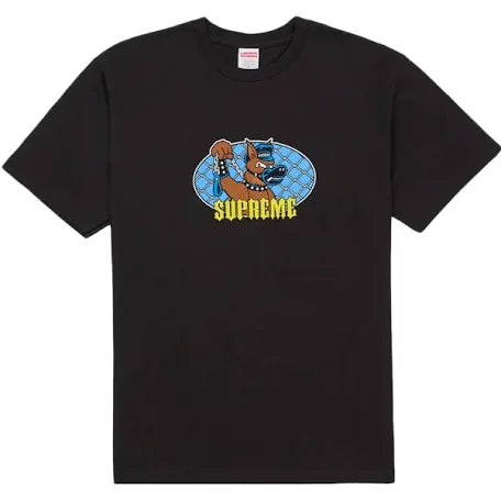 SUPREME BLACK LEASH TEE