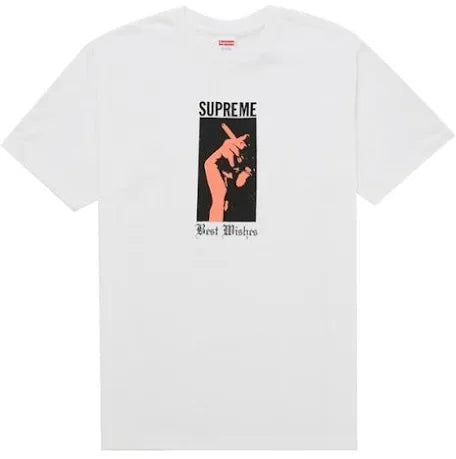 SUPREME WHITE WISH TEE