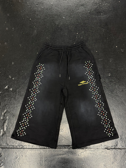 HAPPY MEMORIES DON’T DIE HMDD CRYSTAL 3/4 SHORTS