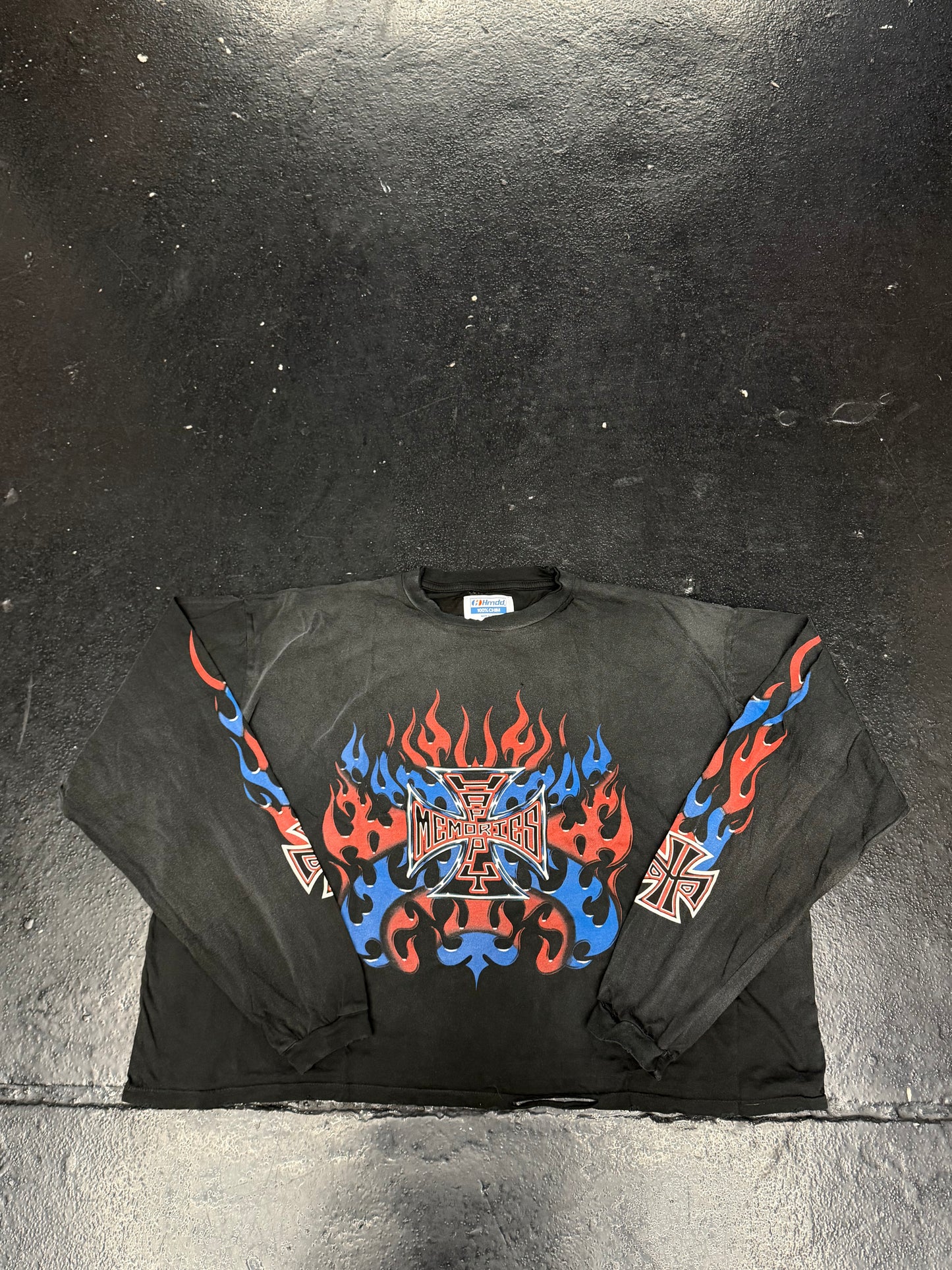 HAPPY MEMORIES DON’T DIE HMDD RWB LONG SLEEVE T-SHIRT (BRAND NEW)