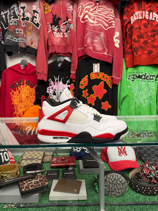 JORDAN 4 RED CEMENT (PRE-OWNED W/ BOX)