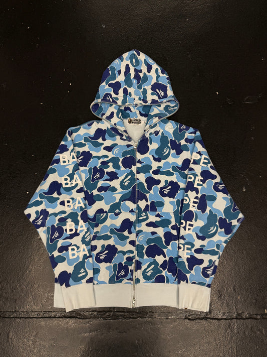 A BATHING APE BAPE ABC CAMO FULL ZIP UP (PRE-OWNED)