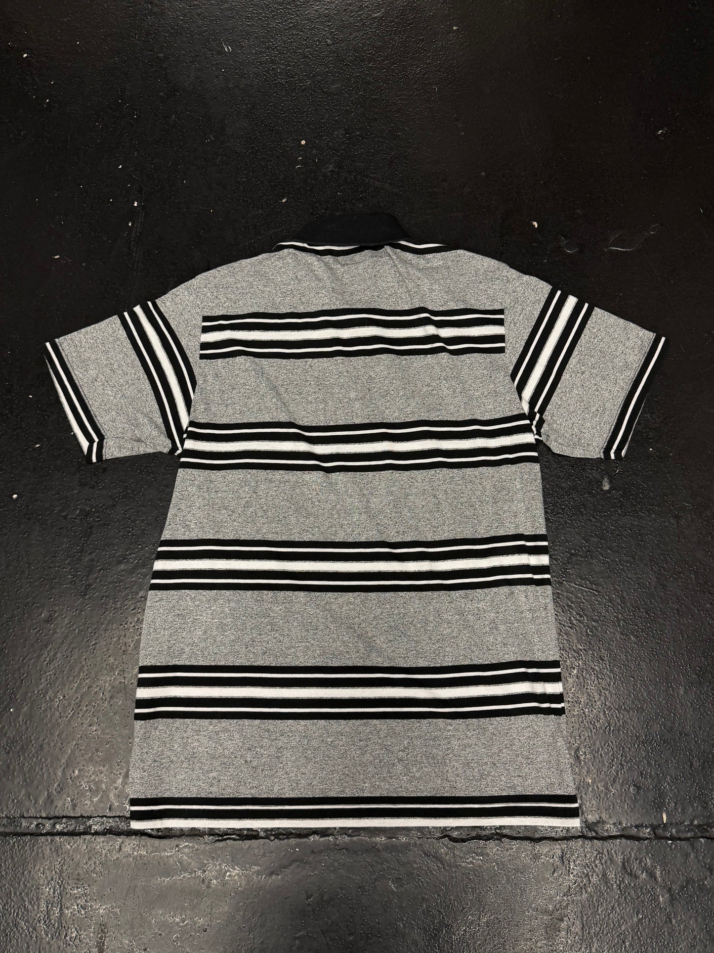 SUPREME WASHED STRIPED POLO (PRE-OWNED)