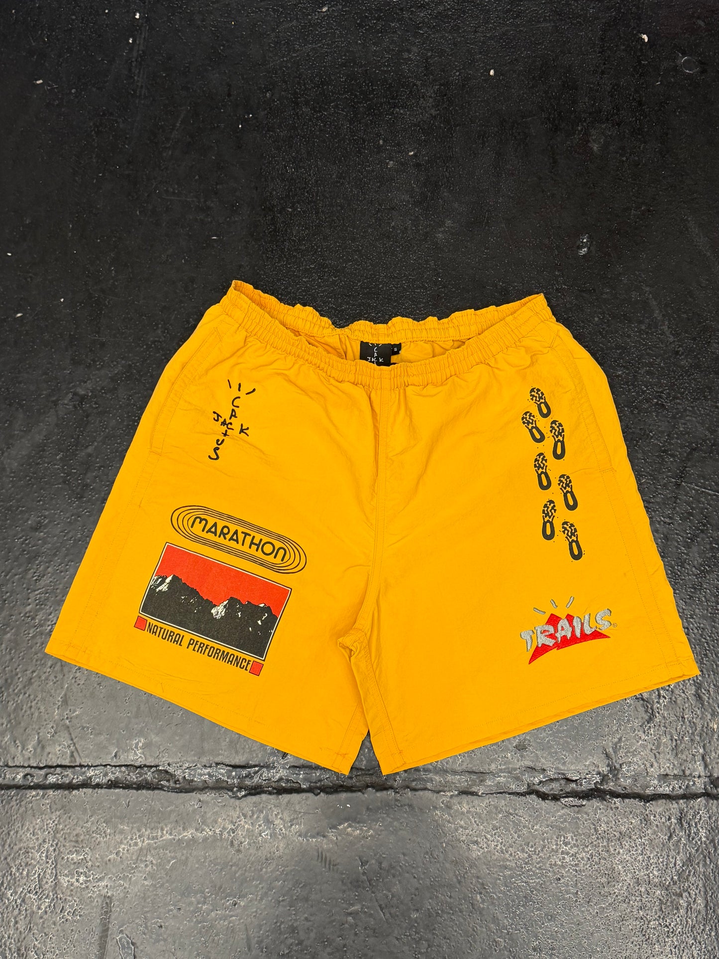 CACTUS JACK TRAIL RUNNING SHORTS (PRE-OWNED)