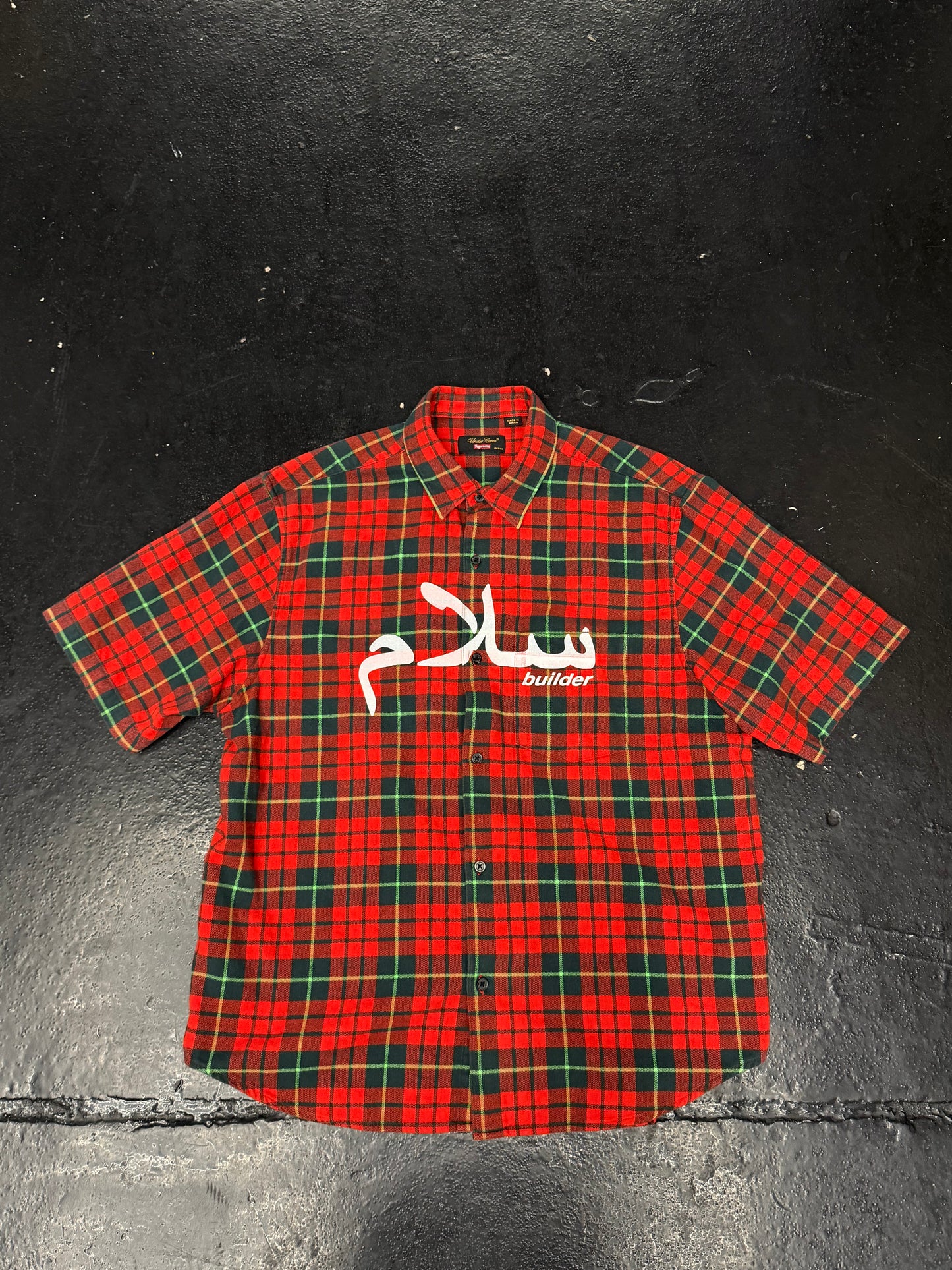 SUPREME X UNDERCOVER ARABIC RED FLANNEL (PRE-OWNED)
