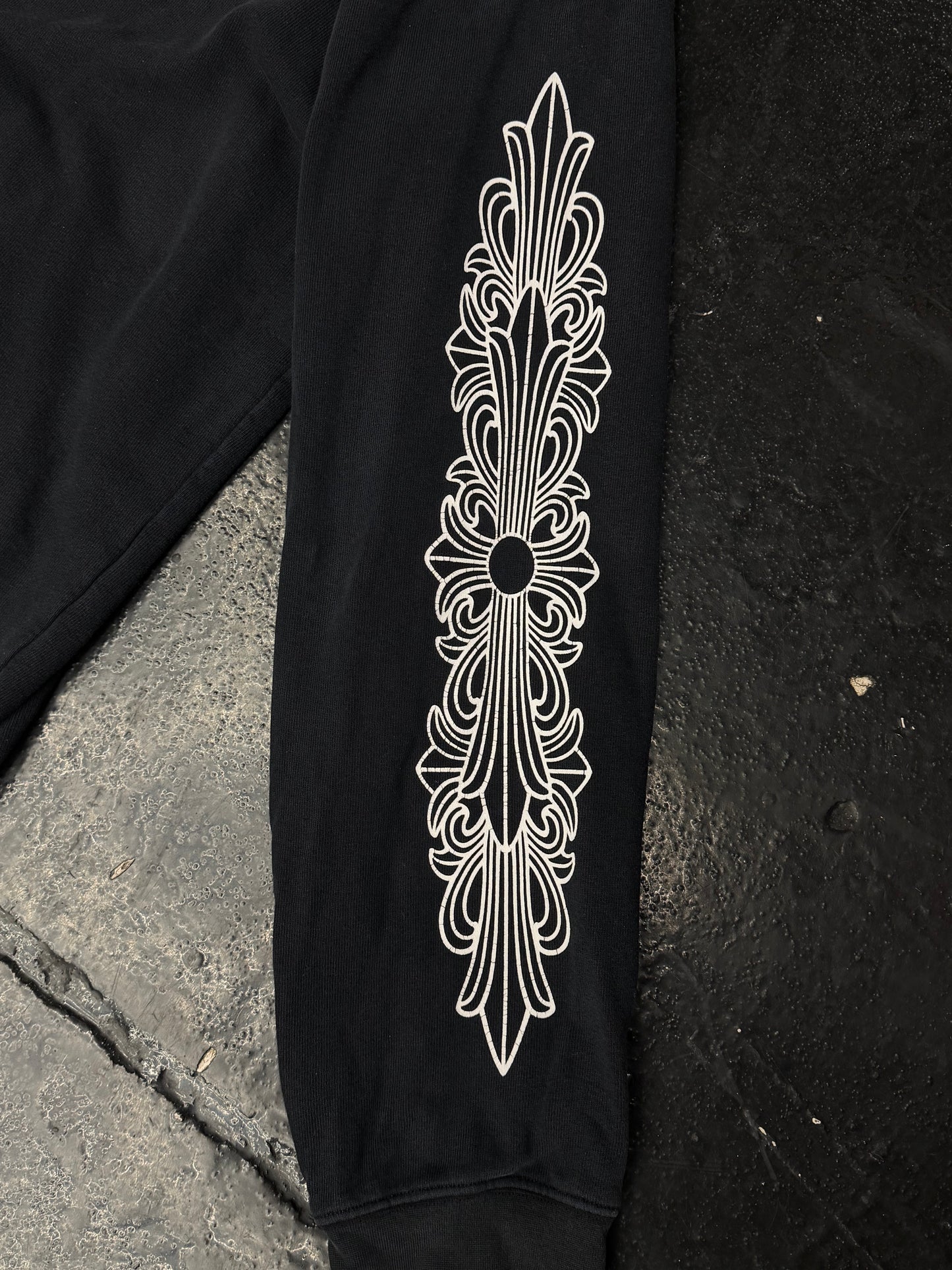 CHROME HEARTS MATTY BOY FLOWER CHOMPER HOODIE (PRE-OWNED)