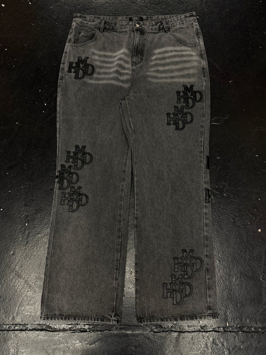 HAPPY MEMORIES DON’T DIE HMDD PATCH JEANS (PRE-OWNED)