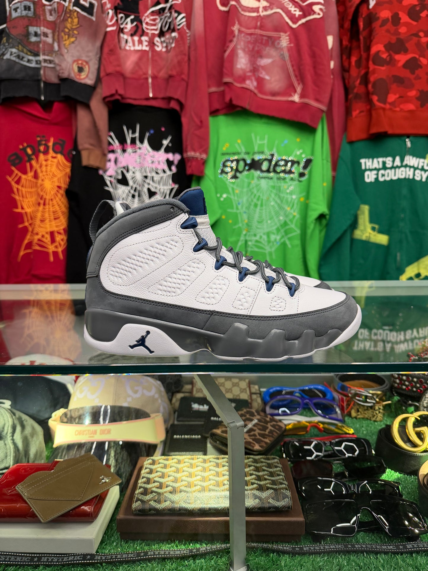 JORDAN 9 FLINT GREY (PRE-OWNED W/ BOX)
