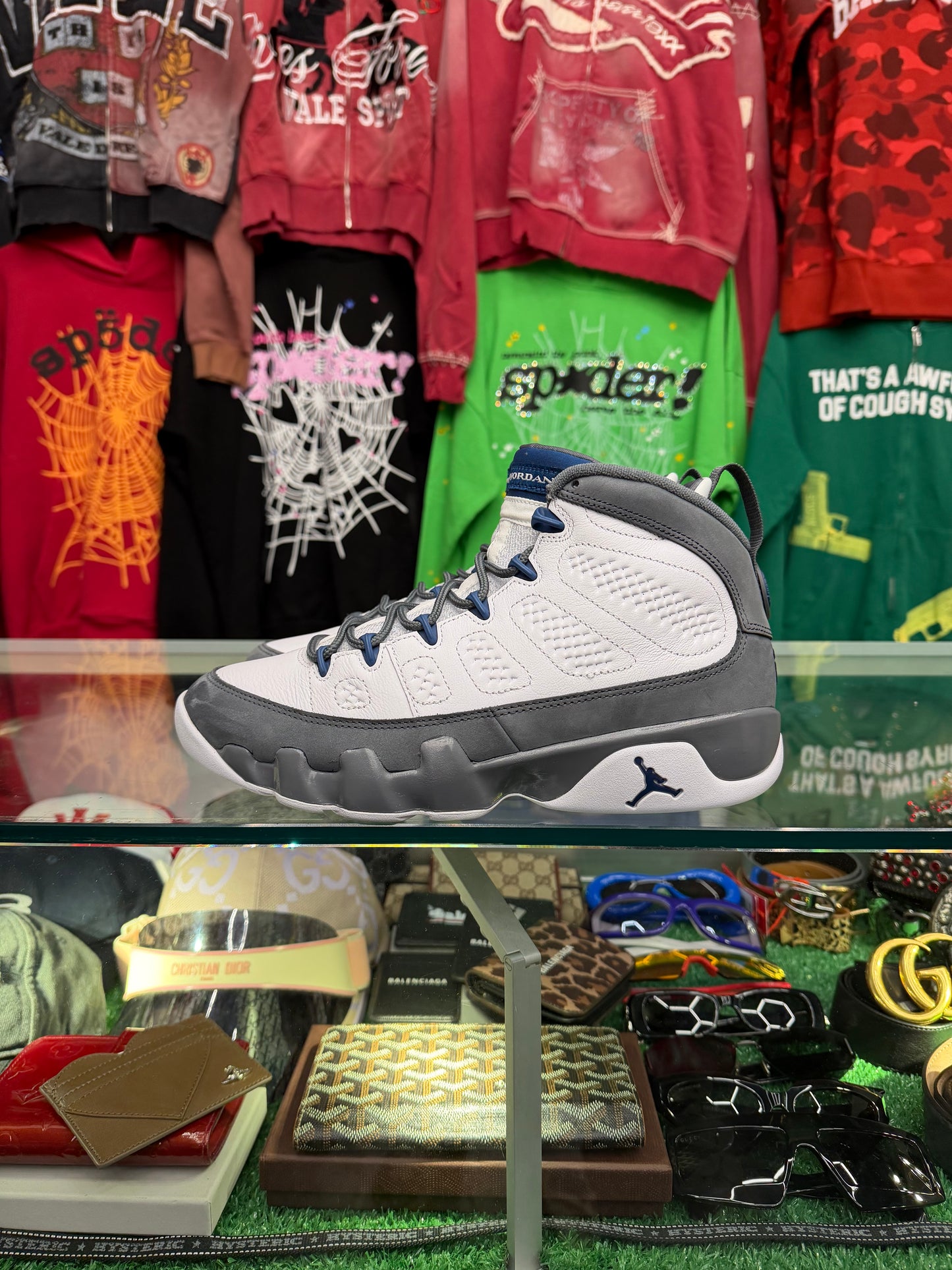 JORDAN 9 FLINT GREY (PRE-OWNED W/ BOX)