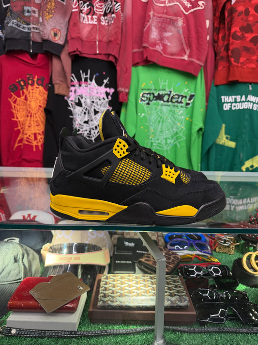 JORDAN 4 YELLOW THUNDER (PRE-OWNED W/ BOX)