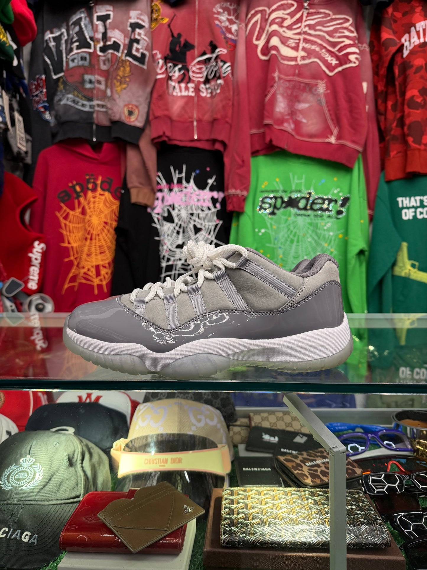 JORDAN 11 LOW COOL GREY (PRE-OWNED W/ BOX)