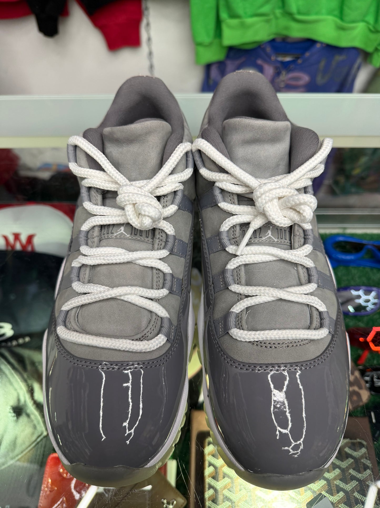 JORDAN 11 LOW COOL GREY (PRE-OWNED W/ BOX)