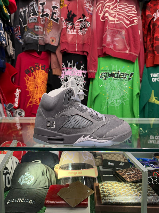 JORDAN 5 WOLF GREY (PRE-OWNED W/ BOX)