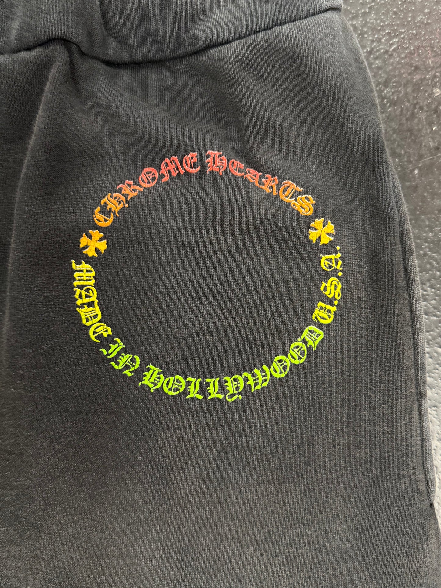 CHROME HEARTS GRADIENT FLORAL SWEATPANTS (PRE-OWNED)