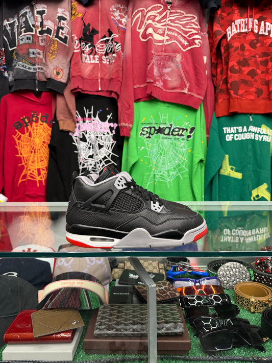JORDAN 4 BRED (PRE-OWNED W/ BOX)
