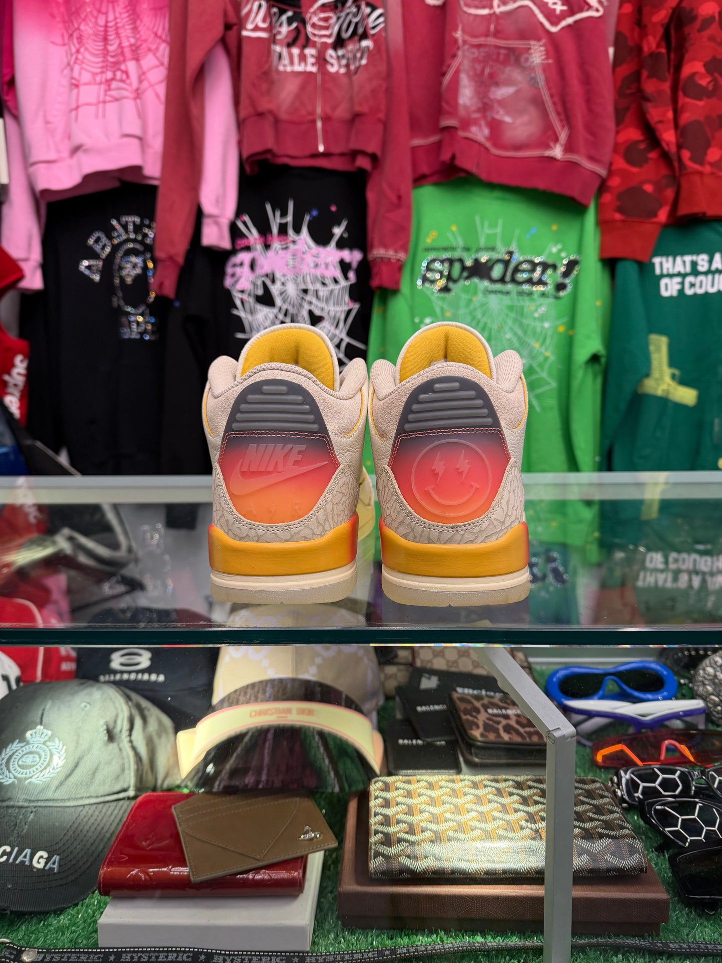 JORDAN 3 J BALVIN (PRE-OWNED NO BOX)