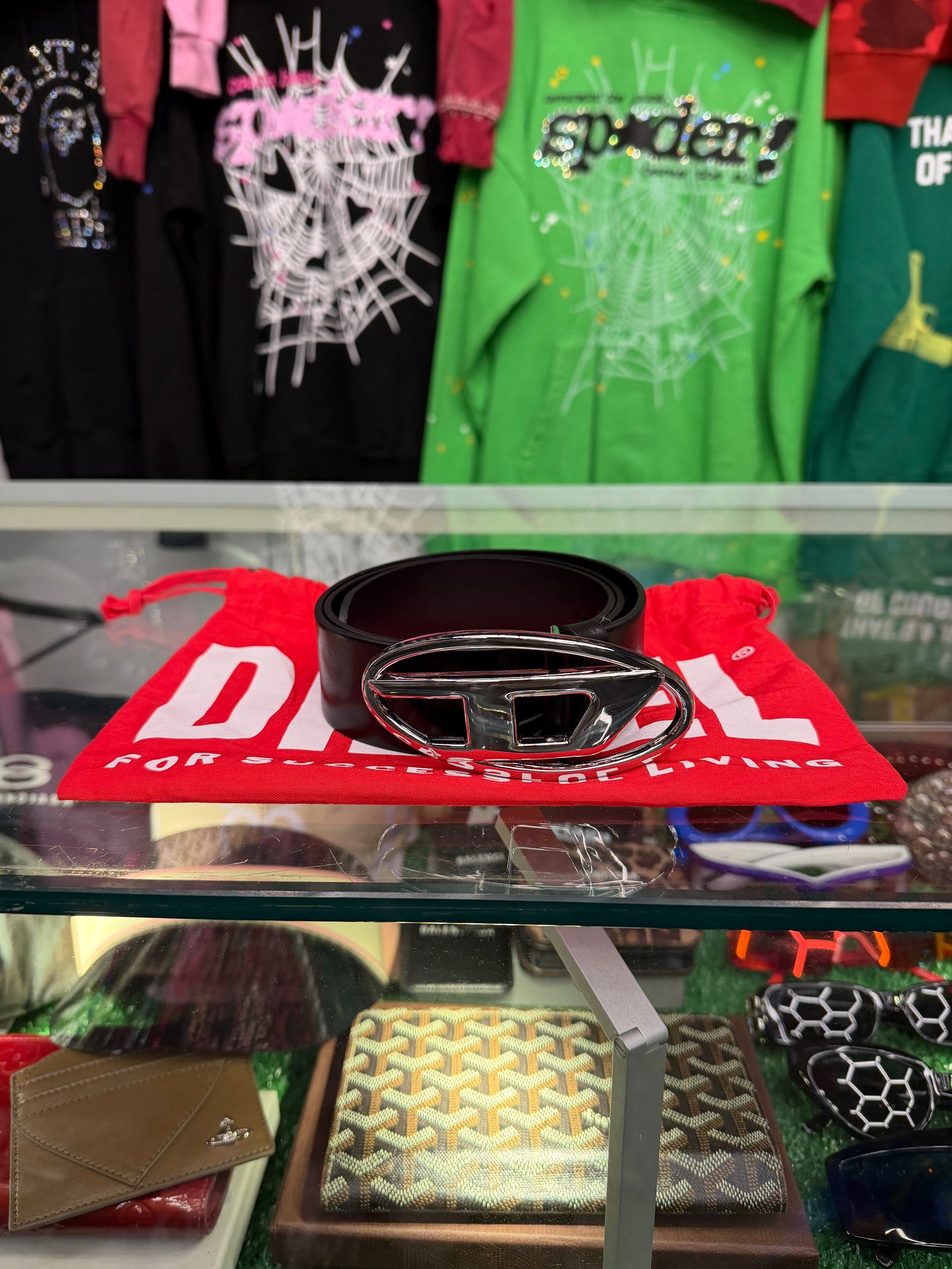DIESEL WOMENS B-1DR BELT (PRE-OWNED W/ DUSTBAG)